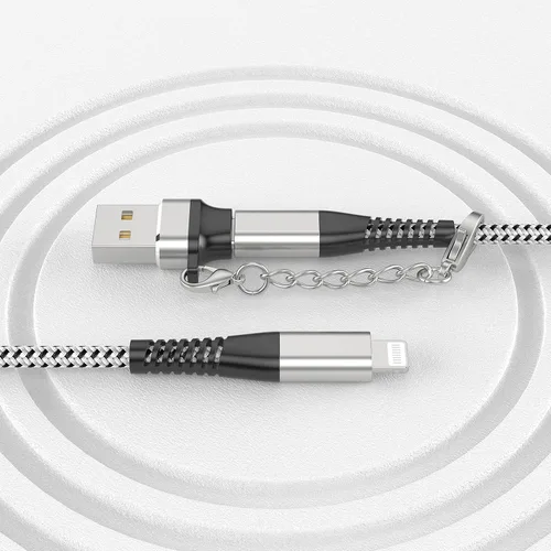 Vista 7 de Apple - Paquete de 2 cables de carga rápida USB tipo C a Lightning para iPhone 14/13, certificado MFI, cable de carga de 6 pies de largo para iPhone