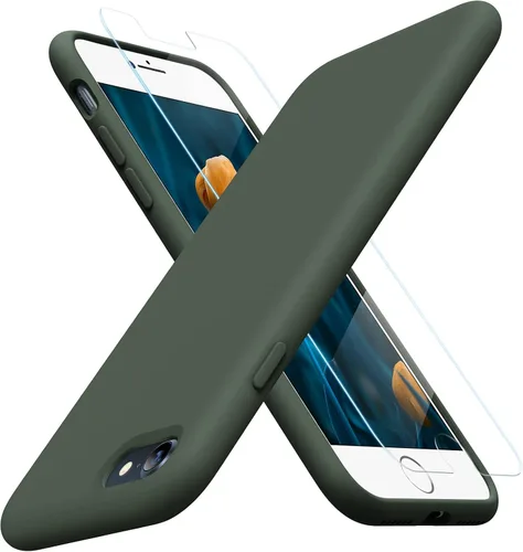 Vista 142 de Miracase Funda ultradelgada diseñada para iPhone SE 2022 (3ª generación)/iPhone SE 2020 (2ª generación)/iPhone 7/iPhone 8 con protector de pantalla