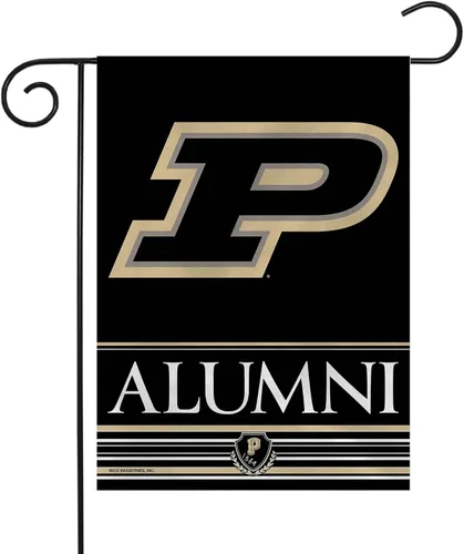 Vista 51 de Rico Industries NCAA Alumni - Bandera de jardín de doble cara de 13 x 18 pulgadas
