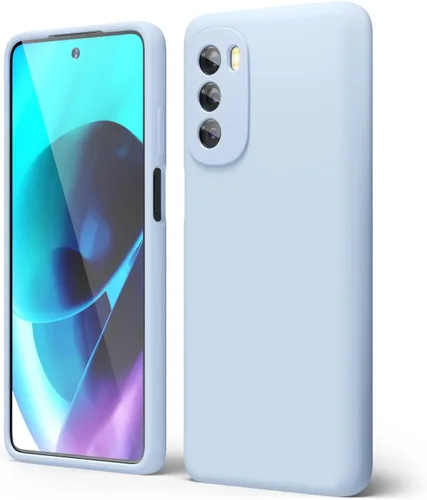 Vista 41 de oakxco para Motorola Moto G Stylus 5g 2021 Funda de teléfono de silicona líquida, delgada y suave, de goma de caucho, TPU, cubierta simple y lisa