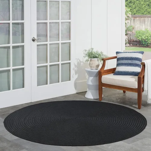 Vista 54 de Superior Alfombra de área para interiores y exteriores, decoración de suelo trenzada reversible para sala de estar, cocina, patio, porche delantero