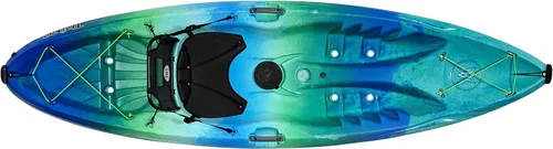 Vista 9 de Perception Kayaks Tribe 9.5 Sentarse en la parte superior Kayak Kayak recreativo Dapper
