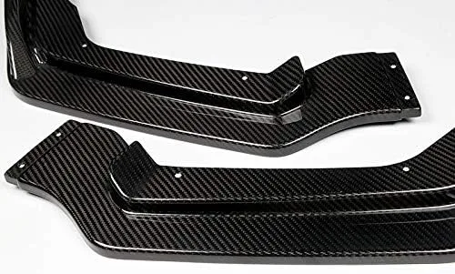 Vista 2 de Q1-TECH, borde de parachoques delantero compatible con Infiniti Q50 2014-2017 (solo modelo deportivo), alerón de parachoques delantero, kit divisor