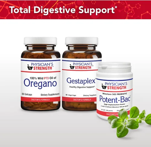 Vista 5 de Physician's Strength Geles de orégano salvaje extra fuerte - 120 geles