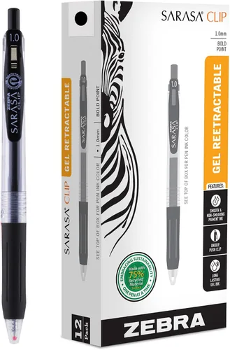 Vista 4 de Zebra Sarasa - Bolígrafos retráctiles de tinta de gel