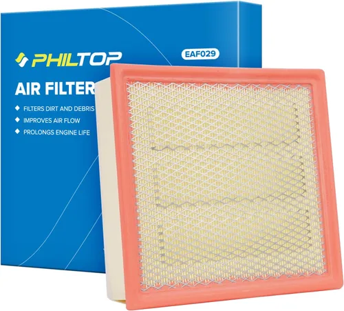 Vista 9 de PHILTOP Filtro de aire del motor CA10015 de repuesto para Honda Ridgeline 2006-2014 V6 3.5L, panel rígido