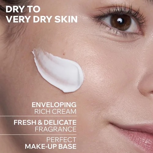 Vista 3 de Uriage Crema de agua rica, crema facial hidratante con ácido hialurónico, hidratación intensa 24 horas, aumenta la luminosidad, no comedogénica
