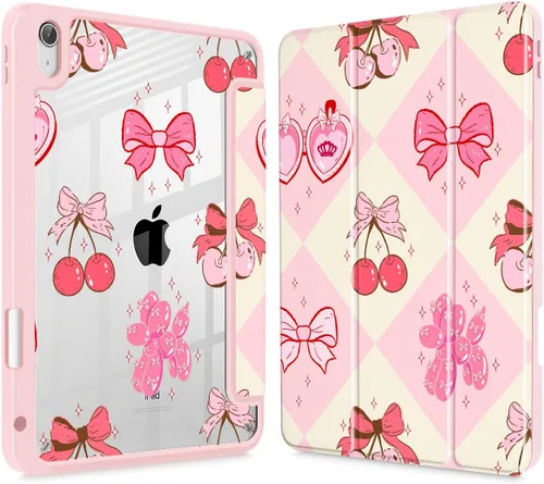 Vista 22 de Funda Mektron para iPad 2025 de 11 pulgadas (Chip A16) de 11ª generación, Compatible con iPad de 10ª generación de 10.9 pulgadas 2022, con soporte
