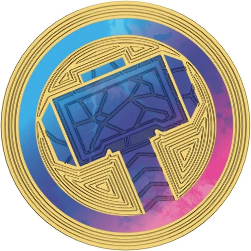 Vista 5 de PopSockets - Agarre para teléfono con soporte expandible, agarre adhesivo, esmalte - Mighty Thor