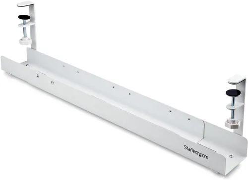Vista 10 de StarTech - Bandeja de gestión de cables para debajo del escritorio, color negro (CALB - Bandeja de cables de escritorio) Instalación