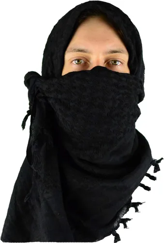 Vista 46 de Mato & Hash Shemagh militar táctico 100% algodón bufanda cabeza envoltura