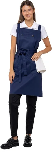 Vista 9 de Aquasafe - Delantal impermeable con espalda cruzada, unisex, talla única