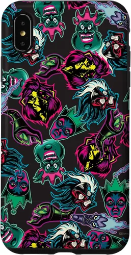 Vista 11 de Funda con estampado de neón malvado de villanos de Disney para iPhone 16