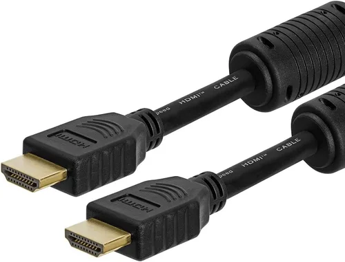 Vista 3 de Cmple - Cable HDMI de alta velocidad HDTV Ultra-HD (UHD) 3D, 4K @60Hz, 18Gbps 28AWG HDMI Cable de retorno de audio de 15 pies, negro