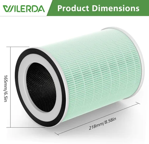 Vista 5 de Paquete de 2 filtros HEPA KILO para mascotas, compatibles con Afloia KILO, KILOPLUS, KILOPRO, MIRO, MIRO PRO y MORENTO MR-Kilo, Kalo Air Pur ifier