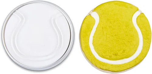 Vista 26 de Mostop Cortador de galletas deportivo con sellos, juego de 3 piezas de cortador de galletas de fútbol, fútbol, casco, juego de fútbol, herramientas