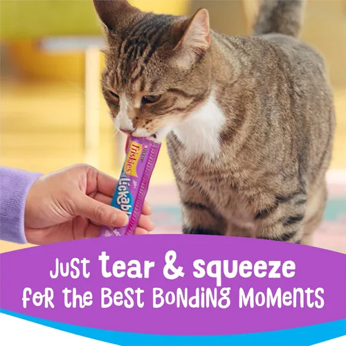 Vista 4 de Friskies Purina Lil' Lickables with Atún Cat Treats - 16 oz (32 unidades)