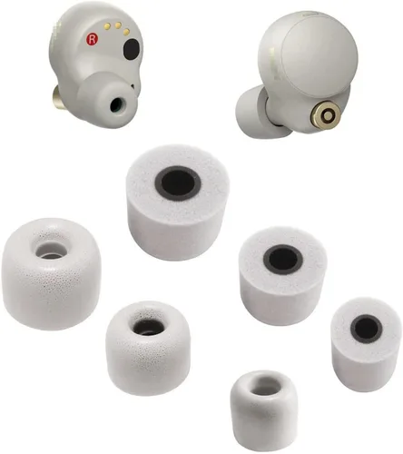 Vista 9 de JNSA Almohadillas de espuma viscoelástica de repuesto, con cancelación de ruido, compatible con auriculares Sony WF-1000XM4/1000XM5