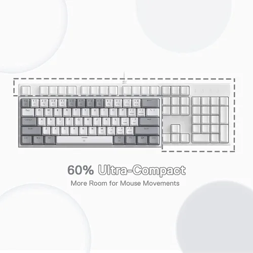 Vista 6 de Redragon Teclado K617 60% RGB P035 Wirst Rest Bundle