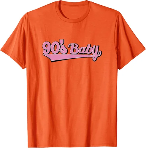 Vista 26 de 90s Baby Nostalgia Camiseta retro rosa con diseño estético, Blanco