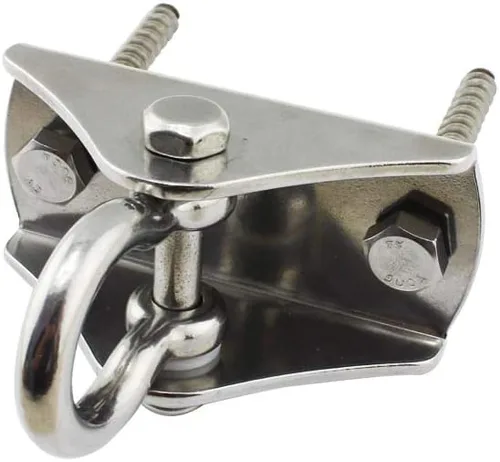 Vista 5 de Ganchos de columpio de acero inoxidable de capacidad de 1000 libras, ganchos de columpio resistentes para techo de hormigón de madera para columpios