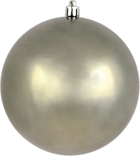 Vista 13 de Vickerman Adorno de bola de caramelo de oro antiguo de 4 pulgadas, 6 por bolsa