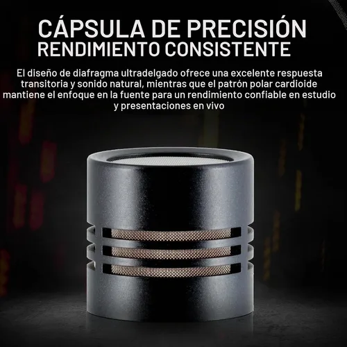Vista 5 de SE ELECTRONICS - Micrófono de condensador cardioide de diafragma pequeño sE7 con clip