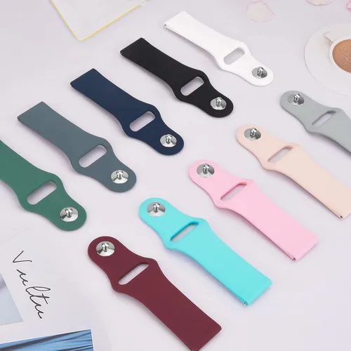 Vista 9 de Wanme Bandas para Amazfit Bip 3 / Bip 3 Pro / Bip U Pro / Bip / Bip Lite / Bip S / Bip S lite / Bip U, correa de repuesto deportiva de silicona