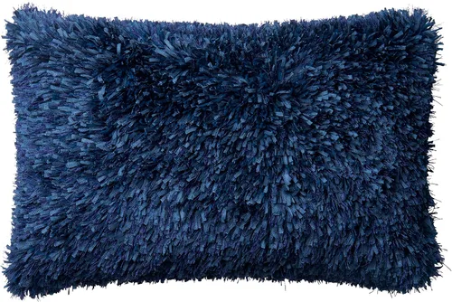Vista 8 de Loloi P0045 Funda de almohada sola/sin relleno, 13 x 21 pulgadas, azul marino