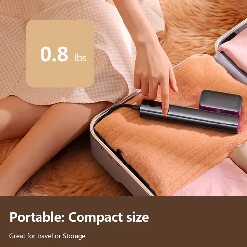 Vista 6 de Nesugar Vaporizador para ropa, vaporizador portátil de moda para ropa, 0.8 libras ligeramente, calentamiento rápido de 15 segundos, 10 minutos