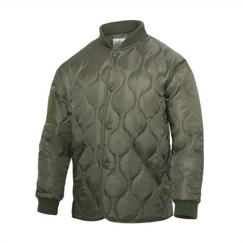 Vista 3 de Rothco Chaqueta acolchada Woobie - Calidez ligera y estilo - Inspirada en el forro del poncho