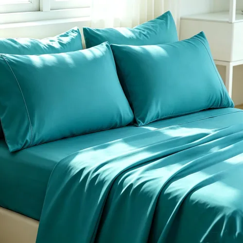 Vista 12 de Mohap - Juego de sábanas de microfibra cepillada, ropa de cama suave de lujo, resistente a la decoloración Rosa