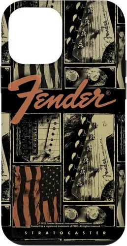 Vista 9 de Fender Funda vintage Stratocaster Americana Distressed Collage para iPhone 17