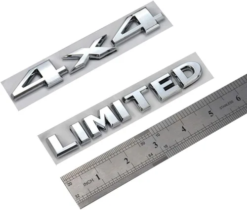 Vista 2 de Universal Limited Plus 4 x 4 - Adhesivo adhesivo para maletero trasero (cromado)
