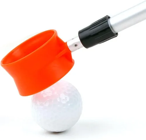 Vista 4 de Orlimar Retriever de pelota de golf de cabeza fluorescente para agua, diseño telescópico de 12/15/18 pies