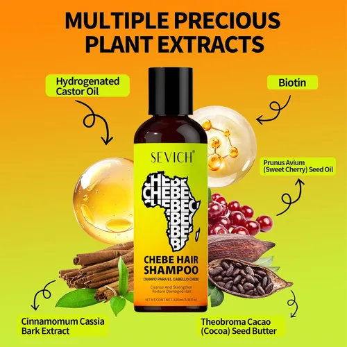 Vista 7 de SEVICH Naturals - Juego de champú y acondicionador Chebe - con polvo 100% africano Chebe Essence, tratamiento capilar de pérdida fina, humedad