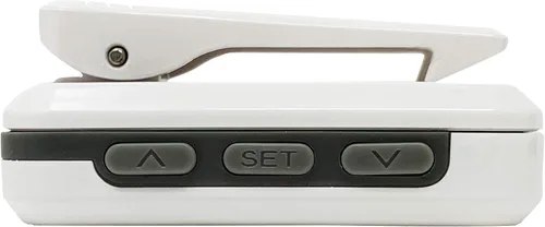 Vista 5 de Gymboss Temporizador de intervalo Plus y cronómetro - Capa dura blanca/negra Blanco / Gris