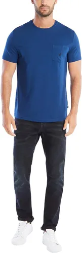 Vista 2 de Nautica Camiseta de manga corta con cuello redondo y bolsillo para hombre