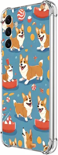 Vista 29 de Funda para Galaxy A54, hermosa protección contra caídas de flores rosas, a prueba de golpes, carcasa protectora de cuerpo completo resistente a