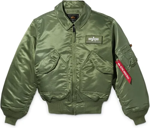 Vista 9 de Alpha Industries Chaqueta de vuelo CWU 45/P para hombre Negro