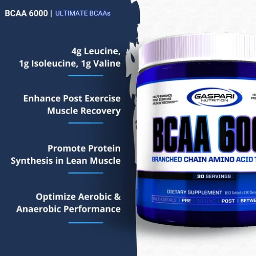 Vista 2 de Gaspari Nutrition AminoMax 8000, Aminoácidos Avanzados para Recuperación Muscular, Creatina, Leucina, Taurina y BCAA (325 Tabletas)