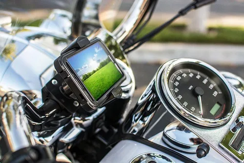 Vista 4 de ARKON Mounts RoadVise - Soporte de teléfono para motocicleta para iPhone 7 6S Plus 6 Plus 7 6S 6 Galaxy Note 5 S7 S6