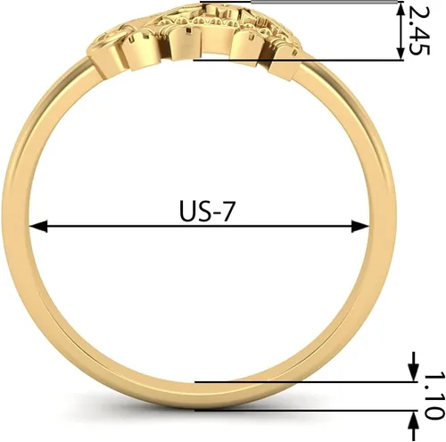 Vista 4 de Anillo de plata de ley 925, estilo elefante, estilo bohemio, regalo para mujer