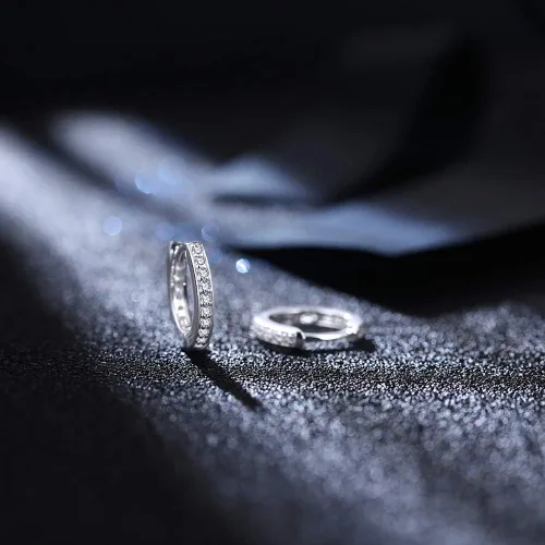 Vista 6 de Tarsus Aretes de aro hipoalergénicos para hombres y mujeres, chapados en oro de 18 quilates, acero inoxidable para orejas sensibles, sin níquel, 12