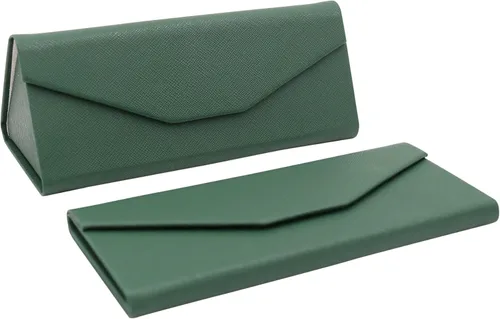 Vista 136 de Real Sic Funda para lentes de sol para hombres y mujeres, soporte magnético plegable para lentes de sol, inspirado en el color sólido