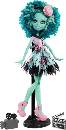 Vista 4 de Mattel Monster High Frights, Camera, Action! Muñeca Belle Honey Swamp