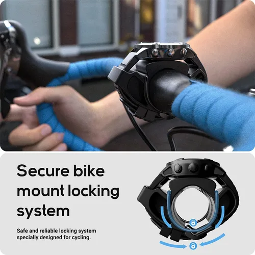 Vista 3 de TUSITA Soporte de bicicleta compatible con Garmin, Apple Watch Ultra, Polar