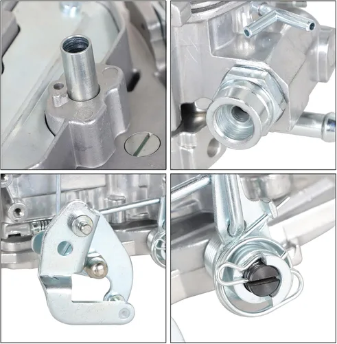 Vista 4 de Carburador de repuesto de 4 barriles para Rochester Quadrajet 650 CFM de repuesto para automóviles y camiones Chevy 1982-1985 305/5.0 L y motores