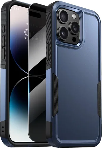 Vista 63 de Diaclara Funda diseñada para iPhone 12/iPhone 12 Pro, [con protector de pantalla de privacidad] [antiespía]