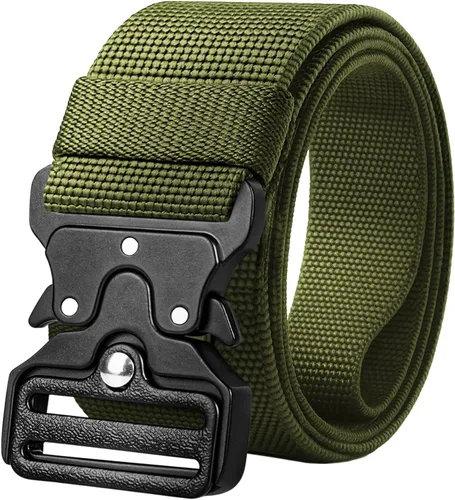 Vista 15 de TECEUM Tactical Belt – Heavy-Duty & Quick Release – Military, Work, Rigger, Duty & Utility Belt for Men
